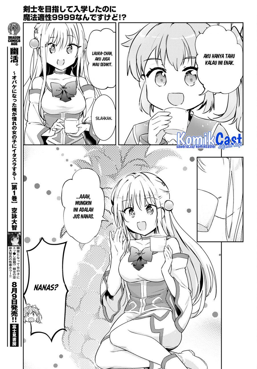 Kenshi wo Mezashite Nyuugaku shita no ni Mahou Tekisei 9999 nan desu kedo!? Chapter 65 Bahasa Indonesia